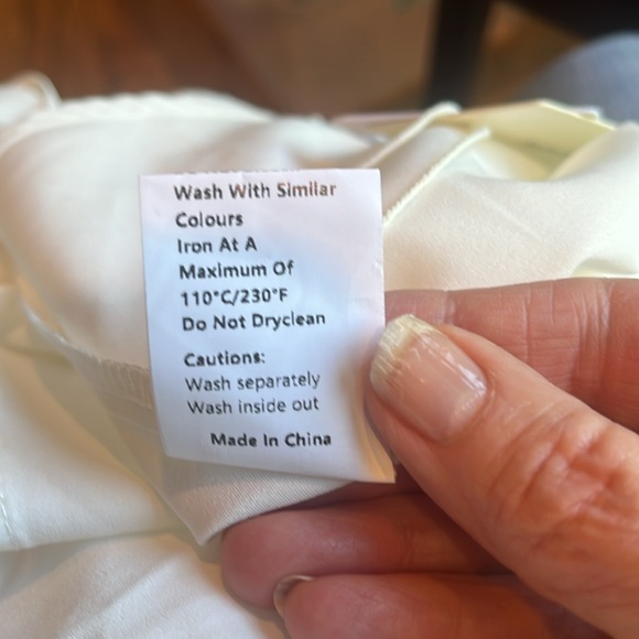 Commense Summer Casual Cap Sleeve Mock Neck Cut Out Long Dress In White Size L - Picture 13 of 13